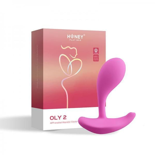 Oly 2 Pressure Sensing App-enabled Wearable Clit & G Spot Vibrator - Pink