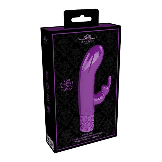 Royal Gems Dazzling Mini Rabbit Vibr Pur
